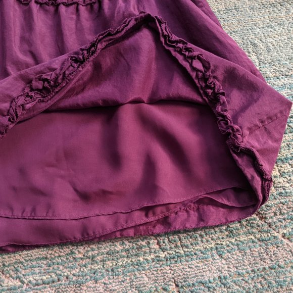 EUC Gap Burgundy Red Cotton/Silk Tank/Cami - Small - Picture 7 of 11